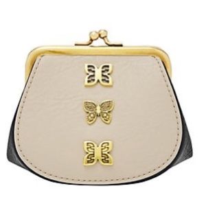 Fossil® Kisslock Butterfly Coin Pouch NWT